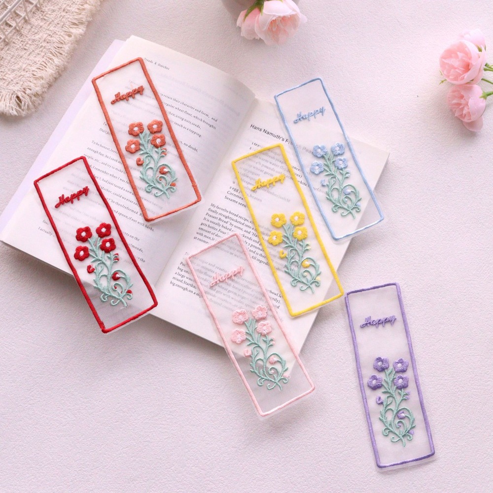 Креативные прозрачные закладки – обзор и цена Dried Flower Bookmark