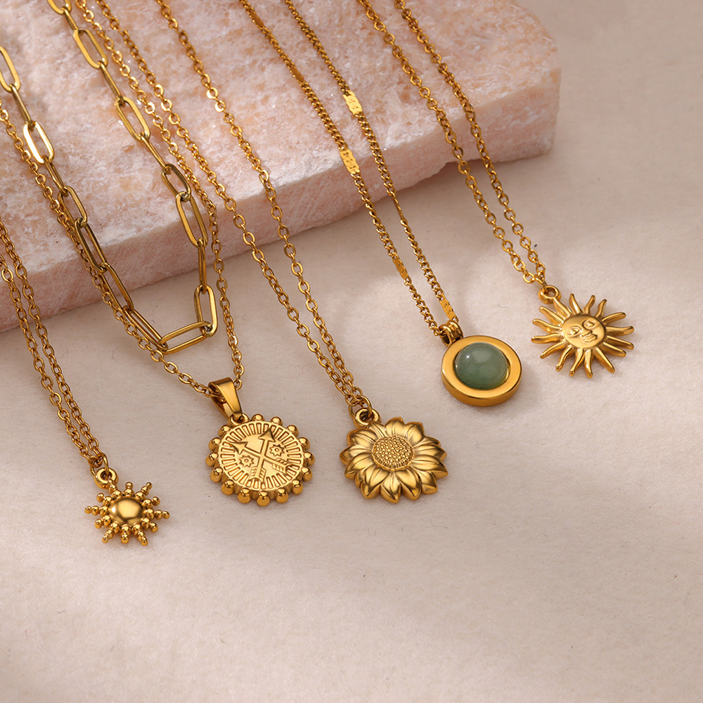 Геометрическое ожерелье из нер – обзор и цена Birth Flower Necklace