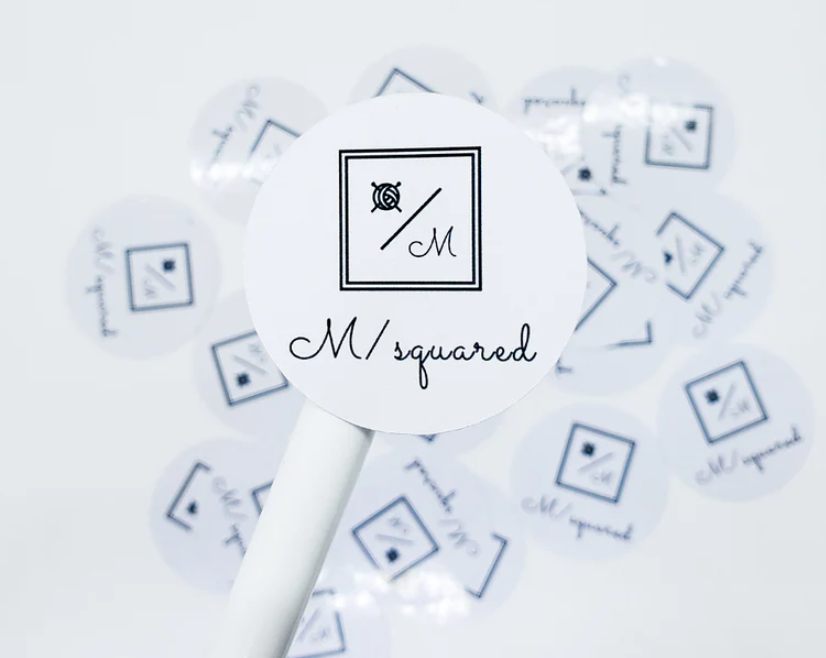 100 шт., наклейки с логотипом  – обзор и цена Personalised Candle Label