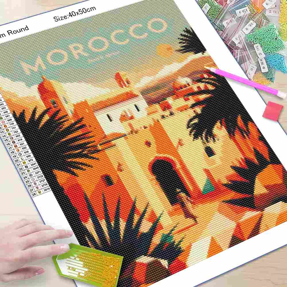 Алмазная мозаика «Морской пейз – обзор и цена Photo Mosaic Print